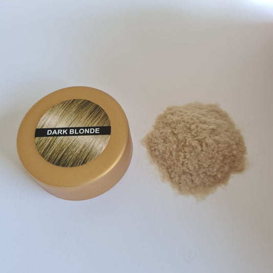 dark blonde haarvezels