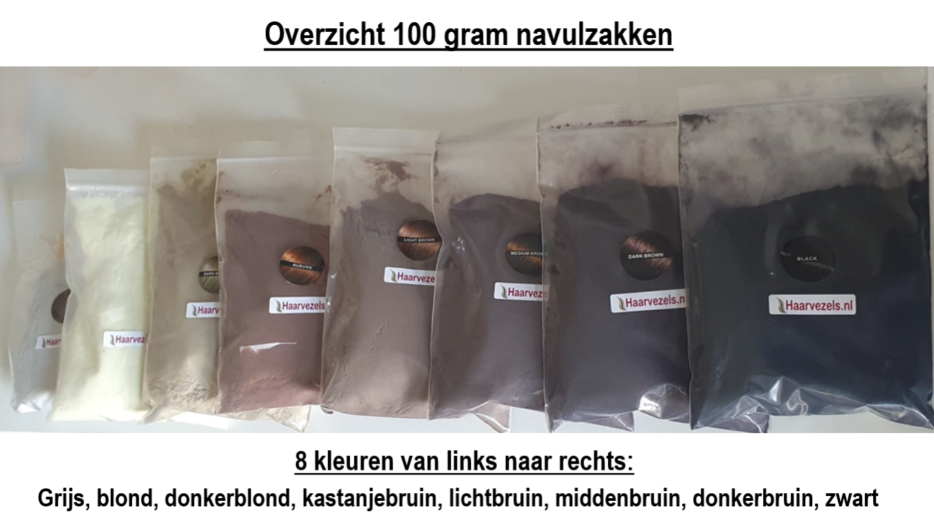 haarpoeder navulzak 100 gram