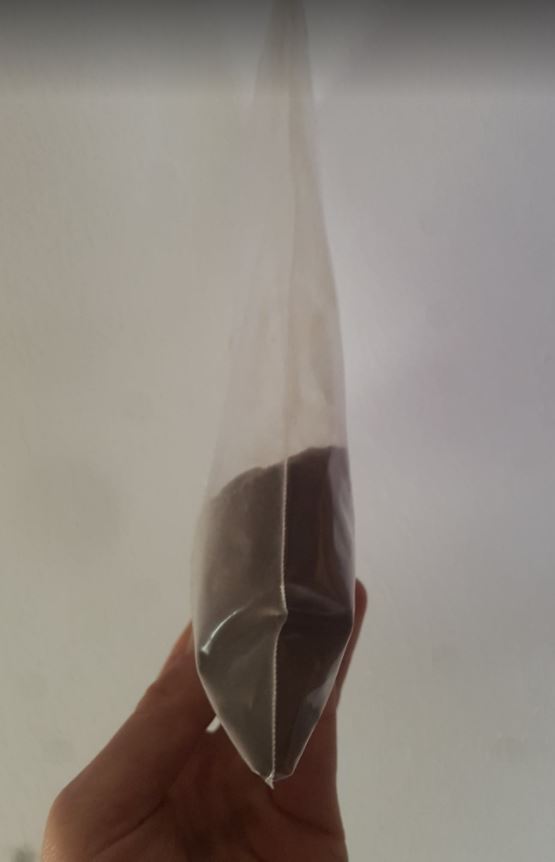 zijaanzicht haarvezels haarverdikker haarpoeder navulzak 50gram grijs