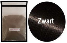 haarvezels haarverdikker haarpoeder haarcamouflage navulzak 100gram zwart