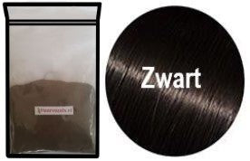 haarvezels haarverdikker haarpoeder haarcamouflage navulzak 50gram zwart